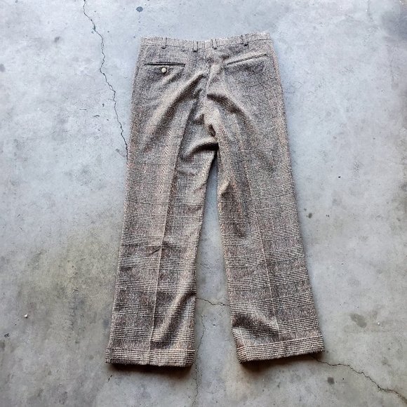Polo Ralph Lauren Vintage Glenn Plaid Tweed Wool 2 Piece Mens Retro Suit 42R/34 - Picture 14 of 14